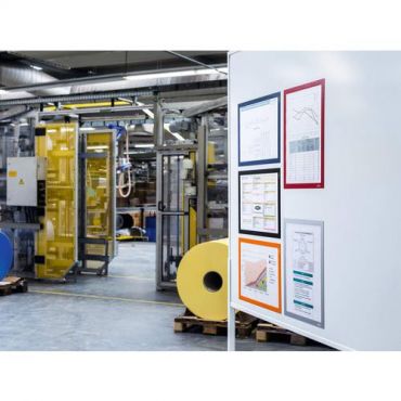 Durable - Magneettikehys a4 t.sininen duraframe 5 kpl