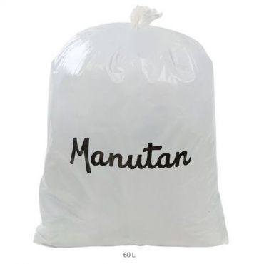 Manutan expert - Jätesäkki manutan valkoinen 60 l