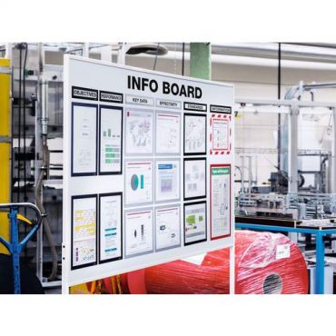 Durable - Magneettikehys a4 t.sininen duraframe 5 kpl