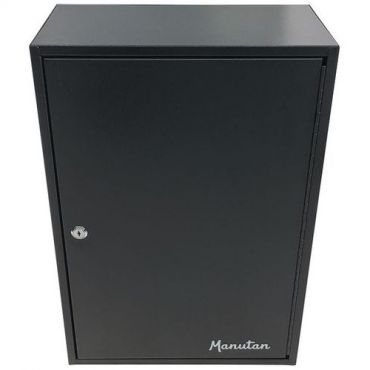 Manutan Expert - Avainkaappi 300 avaimelle - Tummanharmaa teräs - Sylinterilukko - 550x380x200mm