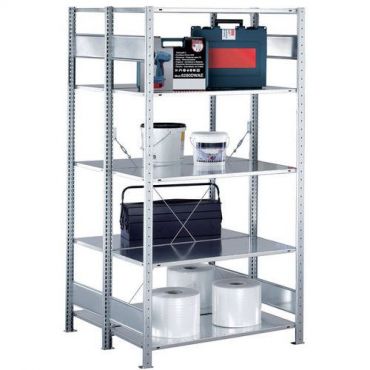 Schulte - Hylly easy-fix 2-puol perusosa 2000 x 800 x 1000