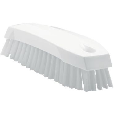 Vikan - Käsipesuharja valkoinen - 17 cm - Kova polyesterikuitu - Polypropeenirunko