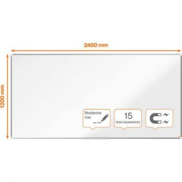 Nobo - Premium plus magneettinen valkotaulu teräspinta 240x120 cm