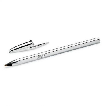 Bic - Kuulakärkikynä cristal original shine hopea muste musta - bic