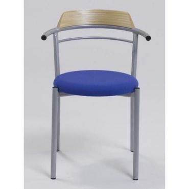 Lanab - Tuoli smile sininen/koivu/ hopea
