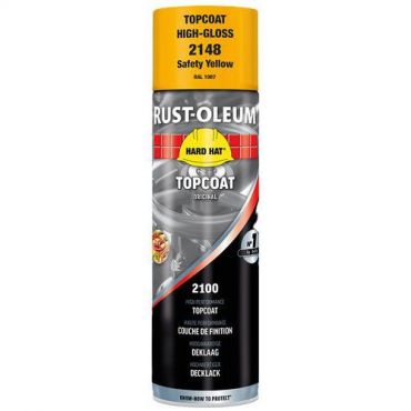 Rust-oleum - Topcoat spray hard hat - 500ml - turvakeltainen