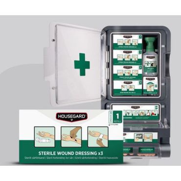 Housegard - Steriili haavasidos small (3-pack) täyttöpakkaus