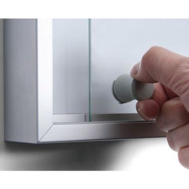 Showdown displays - Sisävitriini liukuovet magneettinen tausta slim