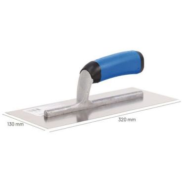 Manutan Expert - Ruostumaton teräslasta 28x12 cm - Viimeistelyyn - Kestävä Inox-materiaali