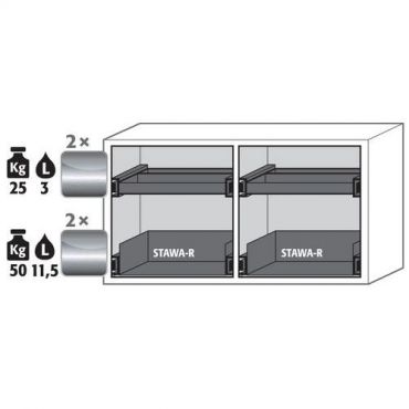 Asecos - Tason alle sijoitettavat kaapit ub-s-30 3042900535319