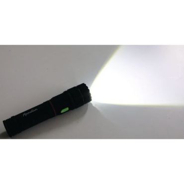 Manutan Expert - Ladattava LED-taskulamppu - 300 lm 110 m kantama IPX4 iskunkestävä kylmä valkoinen