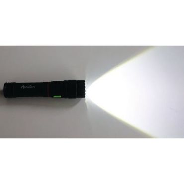 Manutan Expert - Ladattava LED-taskulamppu - 300 lm 110 m kantama IPX4 iskunkestävä kylmä valkoinen