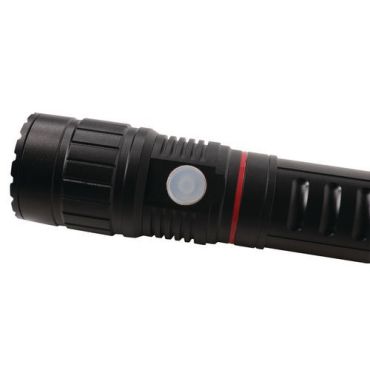 Manutan Expert - Ladattava LED-taskulamppu - 300 lm 110 m kantama IPX4 iskunkestävä kylmä valkoinen