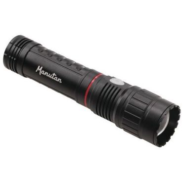Manutan Expert - Ladattava LED-taskulamppu - 300 lm 110 m kantama IPX4 iskunkestävä kylmä valkoinen