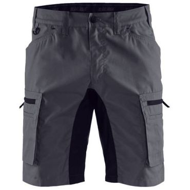 Blaklader - Stretch-shortsit Grafiitinharmaa/Musta C62 - Unisex Puuvilla/Polyesteri