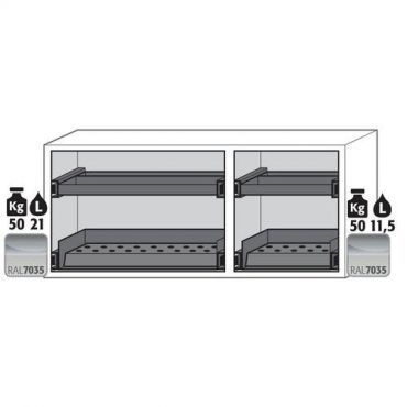 Asecos - Tason alle sijoitettavat kaapit ub-s-30 3040300535346
