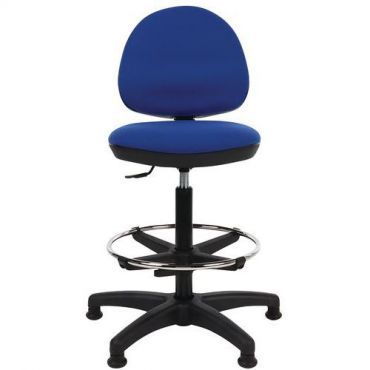 Linea fabbrica - Työtuoli budget korkea kangas sininen