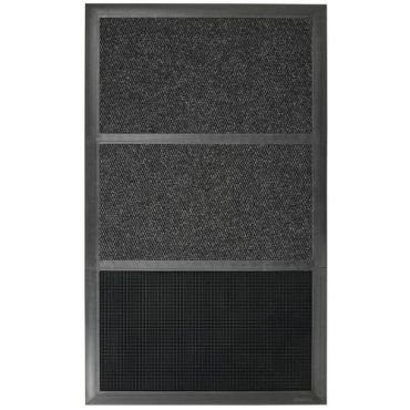Notrax Sani-Master desinfioiva matto – 152.5x61 cm musta erittäin raskas käyttö kierrätettävä
