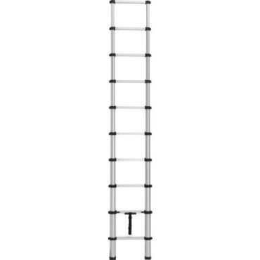 Skeppshultstegen - Teleskooppitikkaat Pro 2,9 m - Alumiini 10 askelmaa 150 kg kantavuus