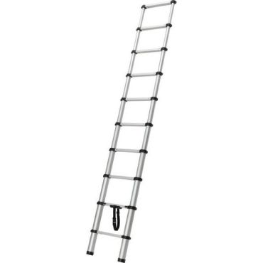 Skeppshultstegen - Teleskooppitikkaat Pro 2,9 m - Alumiini 10 askelmaa 150 kg kantavuus