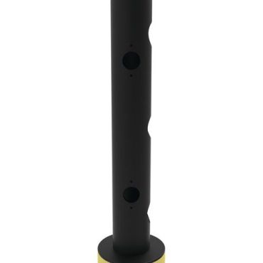 D-Flexx - Juliet L-päätypylväs 90o - Ø 110 x 1200 mm - Joustava modulaarinen este sisä- ja ulkokäyttöön