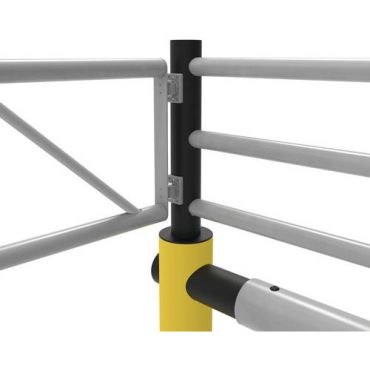 D-Flexx - Juliet L-päätypylväs 90o - Ø 110 x 1200 mm - Joustava modulaarinen este sisä- ja ulkokäyttöön