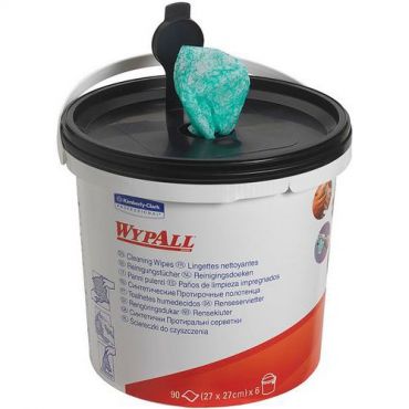 Wypall - Kosteuspyyhkeet Ämpäri 6x90 Arkkia - Käsien & Teollisuuspuhdistukseen - 540ml