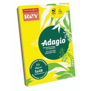 Rey - Adagio intense a4 80 gsm 200 arkkaa a4 intensiivinen