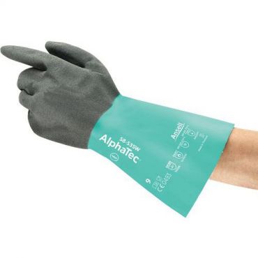 Ansell - Alphatec 58-535 w ‐käsine koko 8 harmaa/vihreä