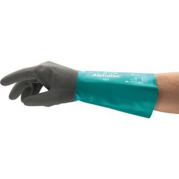 Ansell - Alphatec 58-535 w ‐käsine koko 8 harmaa/vihreä