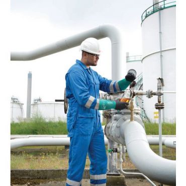 Ansell - Alphatec 58-535 w ‐käsine koko 8 harmaa/vihreä