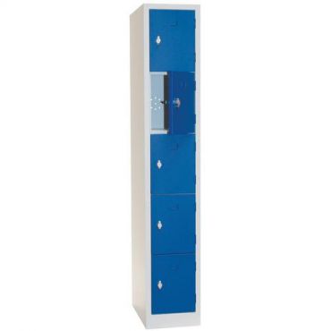 Manutan expert - Pienlokerokaappi manutan modulo 400 1 x 5 lokeroa salpa sin.