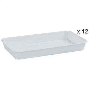 Vepabins - Teurastajatarjotin 35 cm hips rikki valkoinen