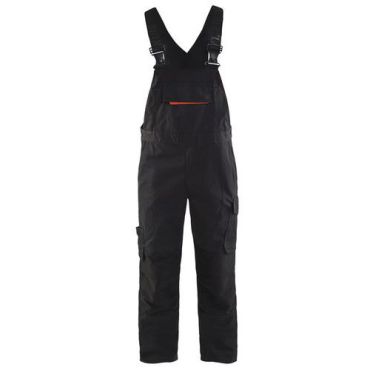 Blaklader - Lappuhaalari Stretch Musta/Punainen - Koko 54 - 250 g/m² - Uros - Työhaalarit