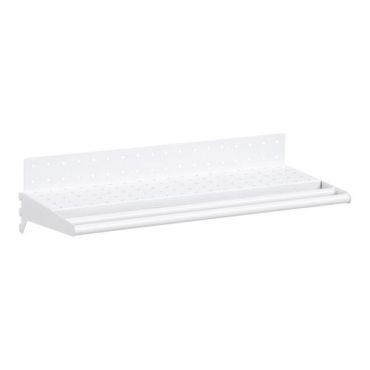 Kumi - Hylly vaatetangolla 600 mm Valkoinen - Teräs Syvyys 320 mm 2 kg