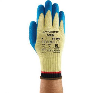 Ansell - ActivArmr 80-600 viillonsuojakäsine - Koko 9 - Leikkaussuoja C - Kevlar