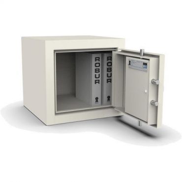 Robur Safe - Turvakaappi RSK 450 - 94 L - Sylinterilukko - Teräs - Vaaleanharmaa