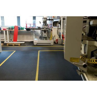 Plastex - Vynagrip turvaritilä - 122 cm leveä - Musta/Keltainen - Erittäin raskas käyttö