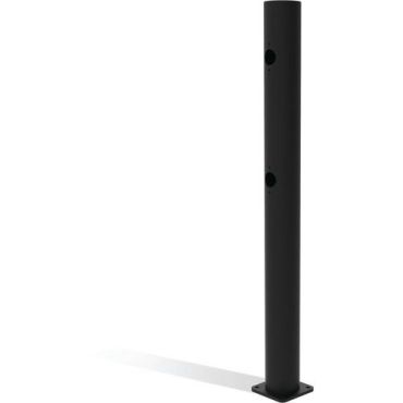 D-Flexx - Juliet päätypylväs portti Ø 110 x 1200 mm - Musta - Polyeteeni - Sisä- ja ulkokäyttöön