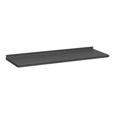 Kumi - Rei'itetty metallihylly - 900x300 mm - Harmaa - Teräs - Toimistohylly