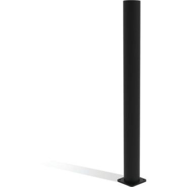 D-Flexx - Juliet päätypylväs portti Ø 110 x 1200 mm - Musta - Polyeteeni - Sisä- ja ulkokäyttöön