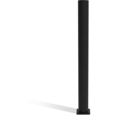 D-Flexx - Juliet päätypylväs portti Ø 110 x 1200 mm - Musta - Polyeteeni - Sisä- ja ulkokäyttöön