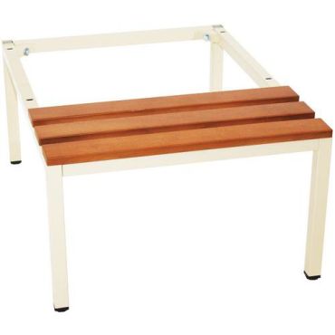 Manutan Expert - Penkki Vaatekaapille Manutan 300 - 2 kaappia beige pähkinä teräs 600x800x350mm