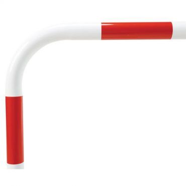 Viso - Turvakaide 2 m halk.= 60 mm kiinnityslevy punavalkoinen