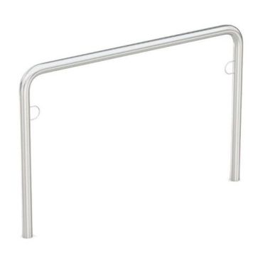 Pyöräteline R30 valettu 2 pyörälle hopea 1250x1150 mm 9 kg