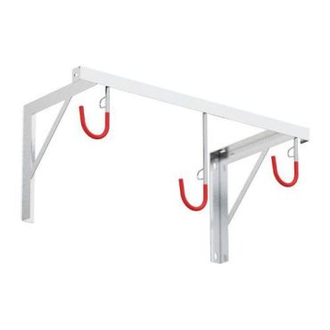 Seinään kiinnitettävä pyöräteline H1 3 pyörälle hopea 350x820x350 mm 5.4 kg