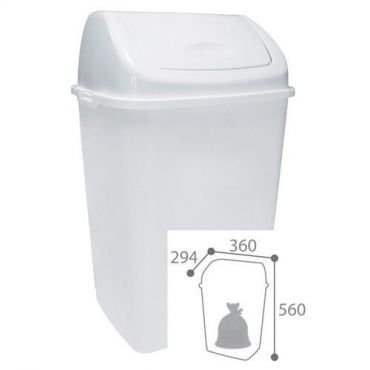Roskakori heilurikannella 35 l - Witre