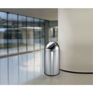 Eko - Roskakori pushcan 40 l ruostumatonta terästä