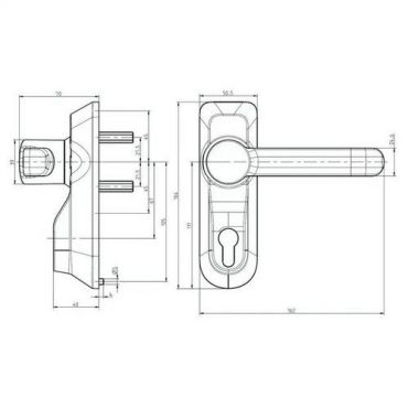 Bricard - Touch bar ‐kädensija ja securistyle