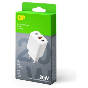 GP Seinälaturi WM2B - PD 20W USB-A/USB-C Pituus 80 mm